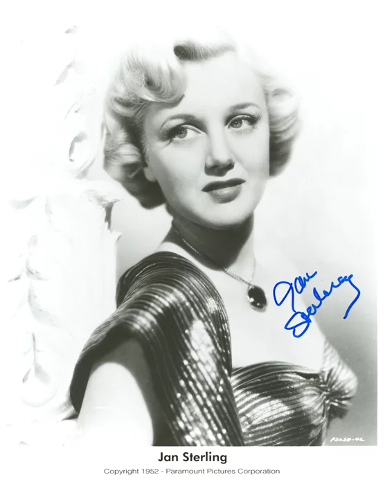 Jan Sterling autograph