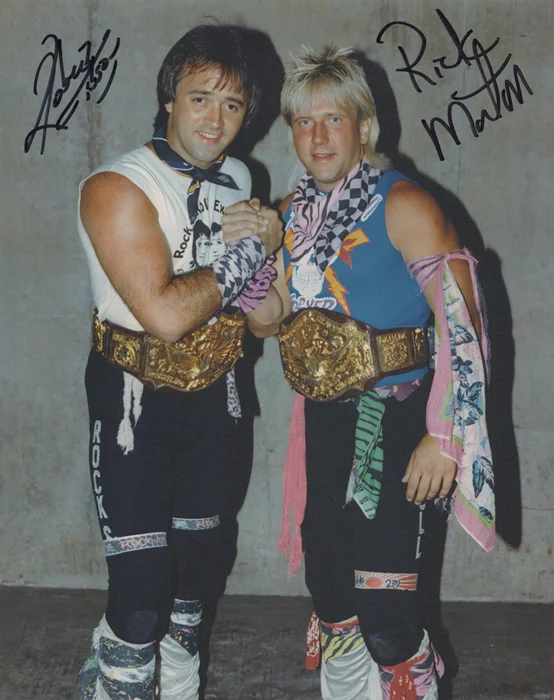 Rock 'n Roll Express autograph