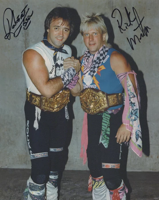 Rock 'n Roll Express autograph