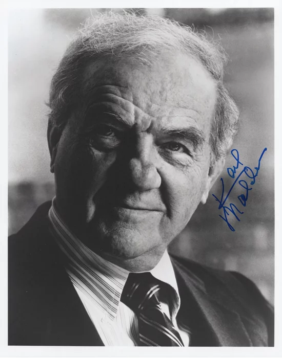 Karl Malden autograph