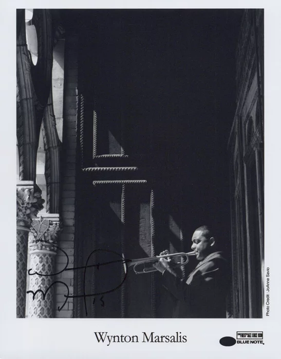 Wynton Marsalis autograph