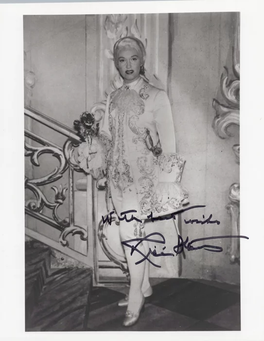 Rise Stevens autograph