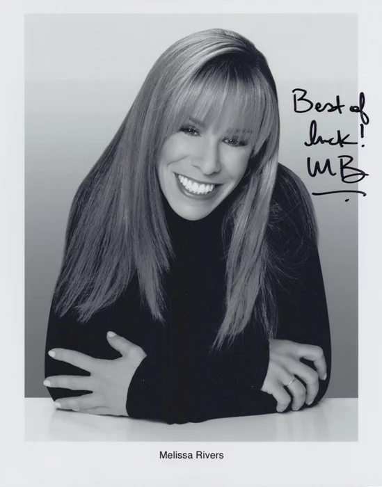 Melissa Rivers autograph