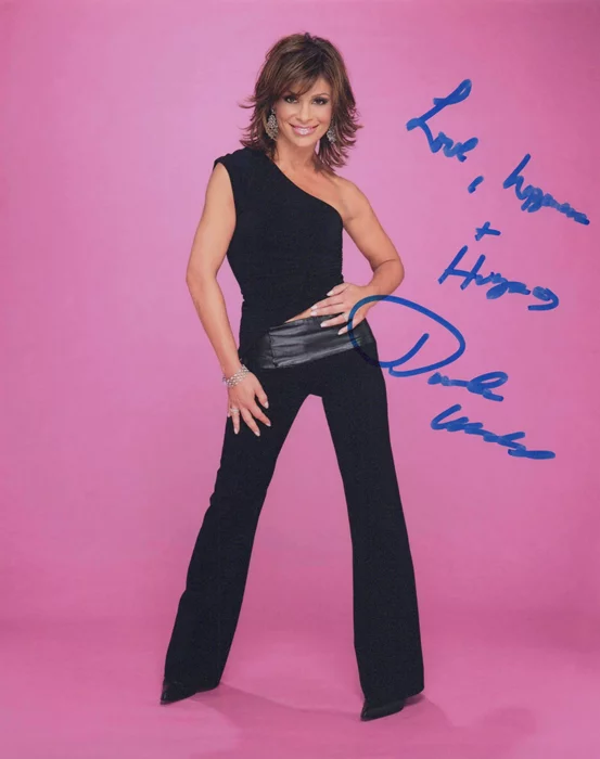 Paula Abdul autograph