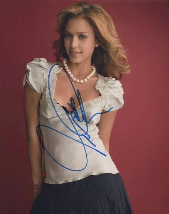 Jessica Alba autograph