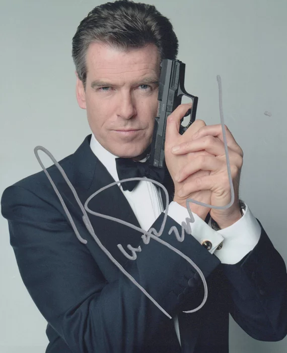 Pierce Brosnan autograph