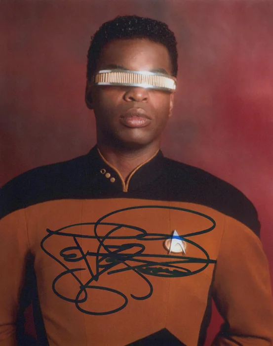 LeVar Burton autograph