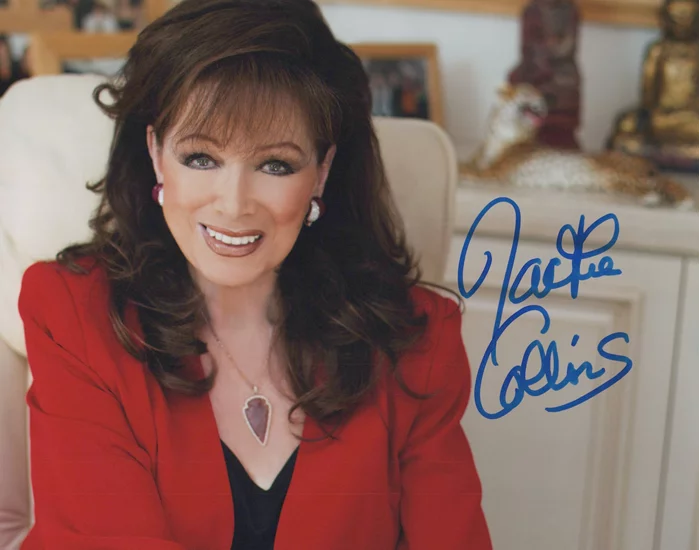 Jackie Collins autograph