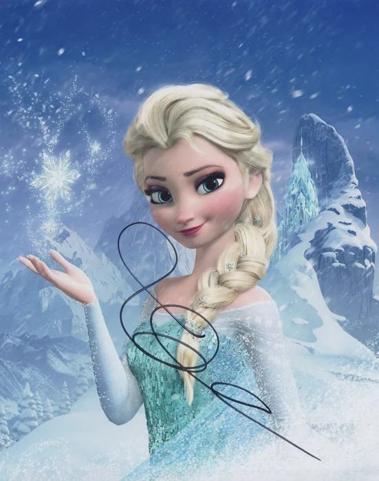 Idina Menzel autograph