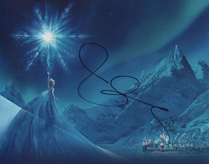 Idina Menzel autograph