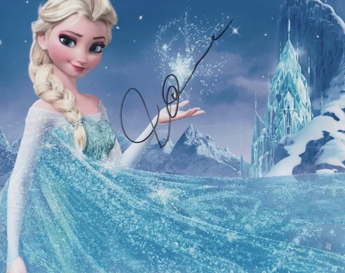 Idina Menzel autograph
