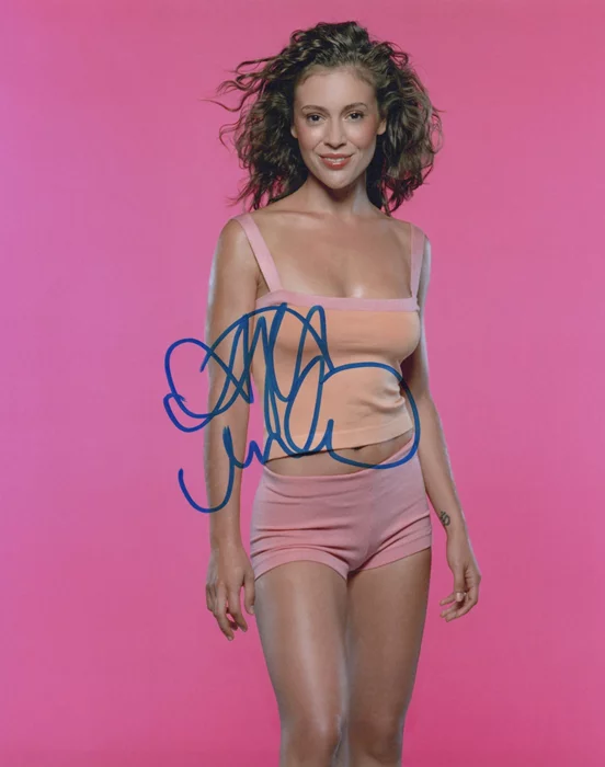 Alyssa Milano autograph