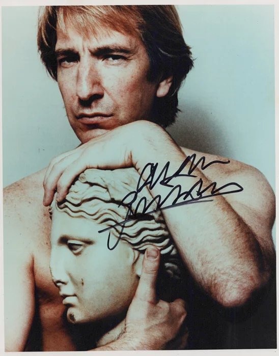 Alan Rickman autograph