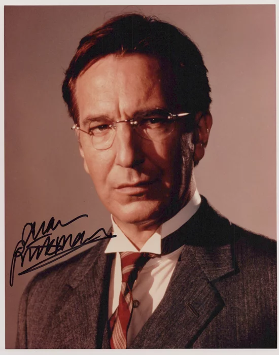 Alan Rickman autograph