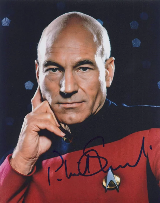Patrick Stewart autograph