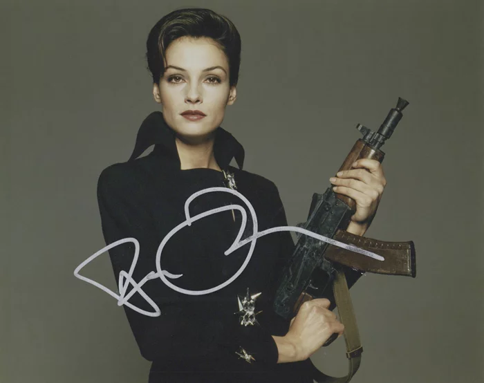 Famke Janssen autograph