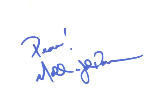 Malcolm-Jamal Warner autograph