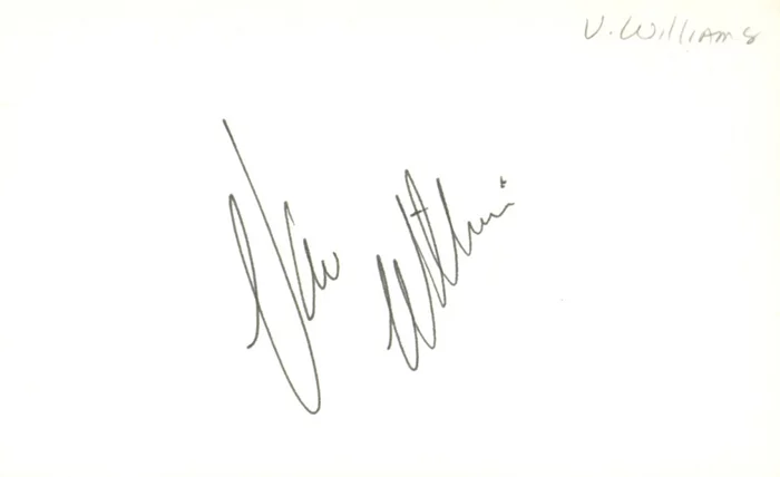 Van Williams autograph