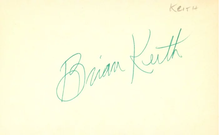 Brian Keith autograph