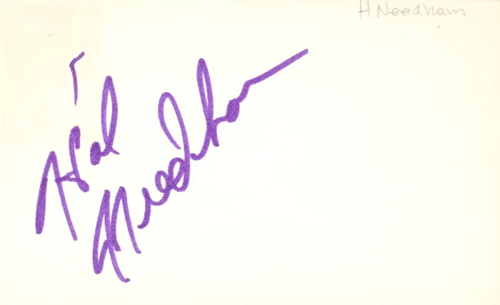 Hal Needham autograph