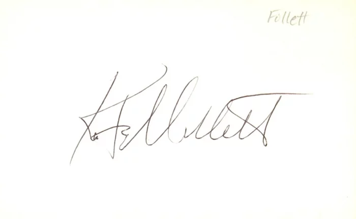 Ken Follett autograph