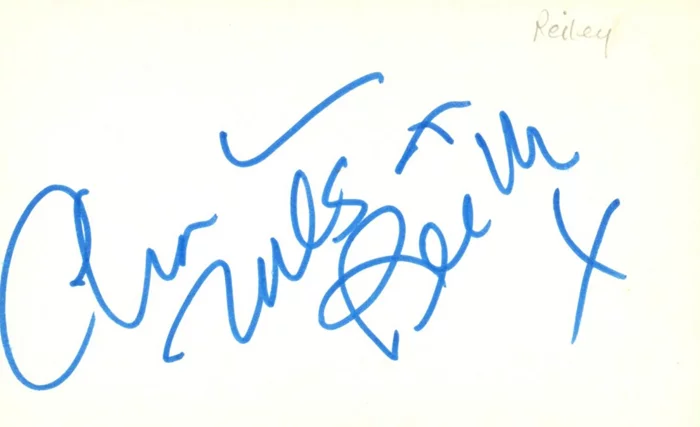 Charles Nelson Reilly autograph