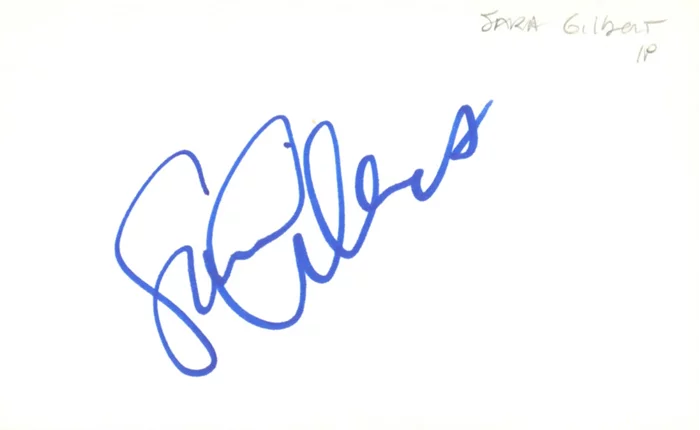 Sara Gilbert autograph