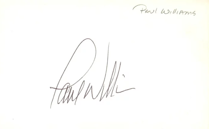 Paul Williams autograph