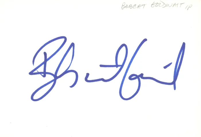 Bobcat Goldthwait autograph