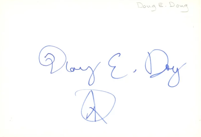 Doug E. Doug autograph
