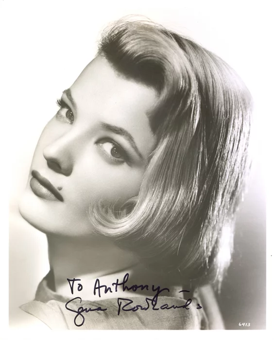 Gena Rowlands autograph