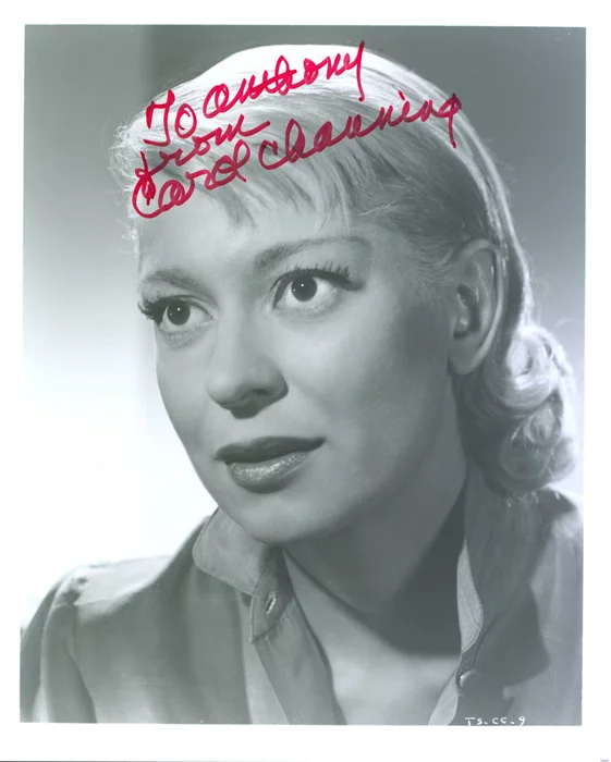 Carol Channing autograph