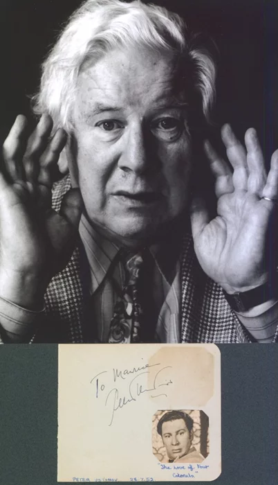 Peter Ustinov autograph