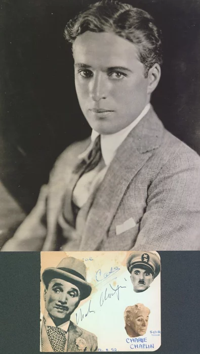 Charlie Chaplin autograph