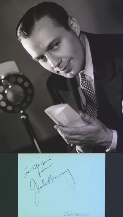 Jack Benny autograph