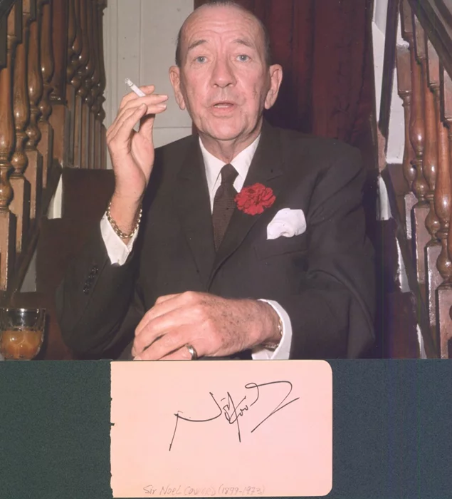 Noel Coward autograph