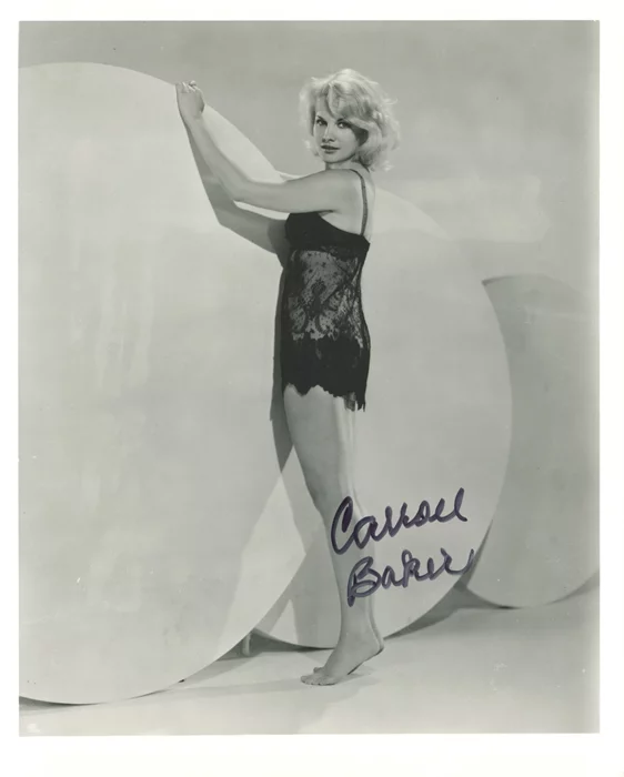 Carroll Baker autograph
