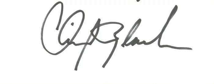 Clint Black autograph