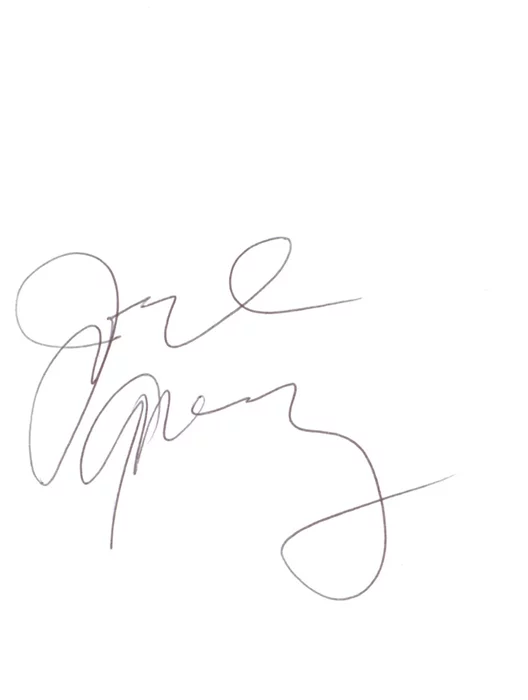 Joel Grey autograph