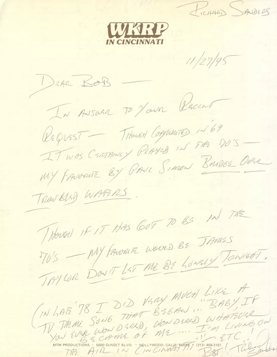 Richard Sanders autograph