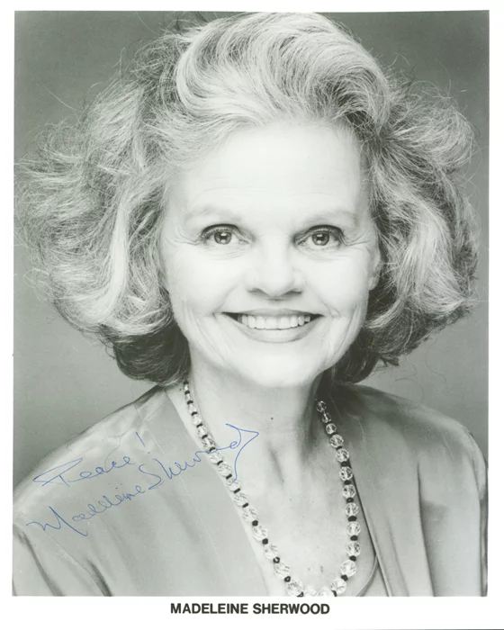 Madeleine Sherwood autograph