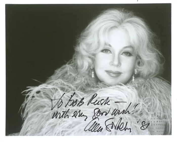 Ann Sothern autograph