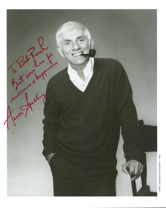 Aaron Spelling autograph