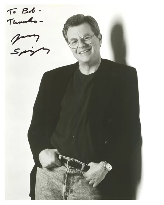 Jerry Springer autograph