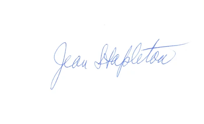 Jean Stapleton autograph