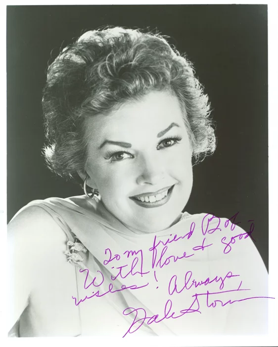 Gale Storm autograph