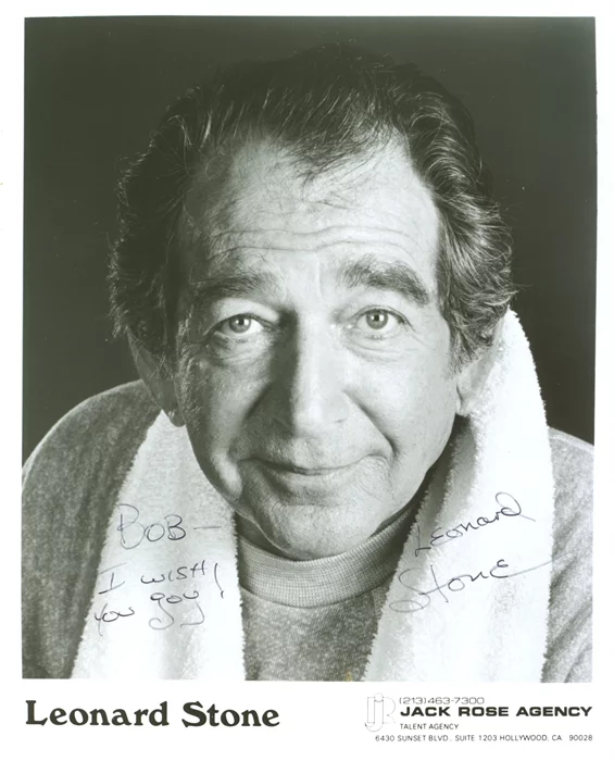 Leonard Stone autograph