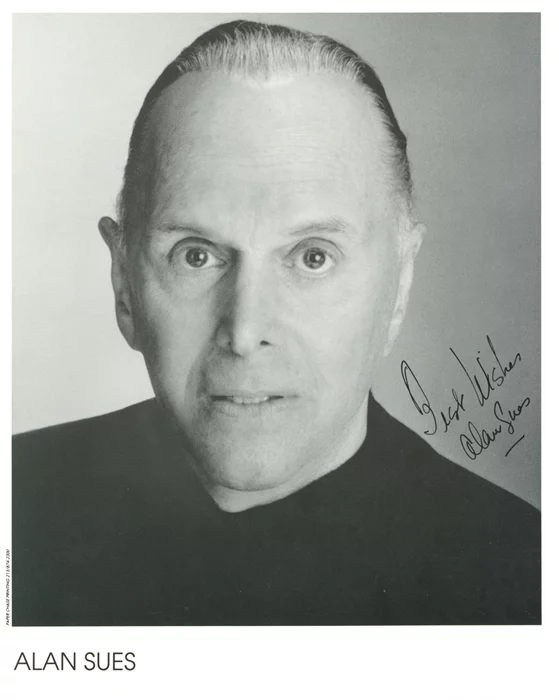 Alan Sues autograph