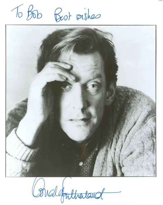 Donald Sutherland autograph