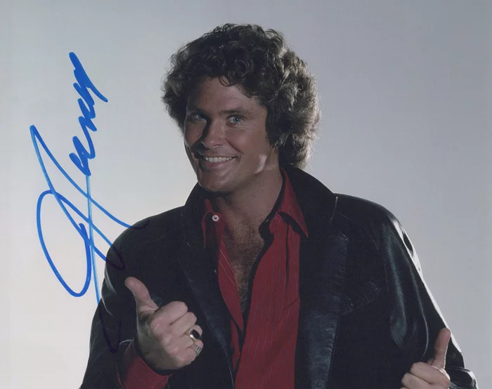 David Hasselhoff autograph